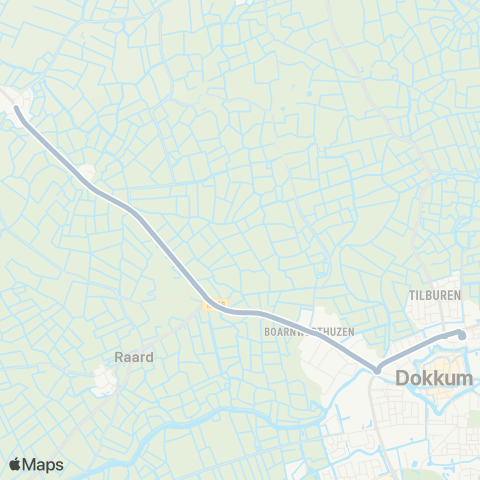 Arriva Brantgum - Dokkum, Busstation map