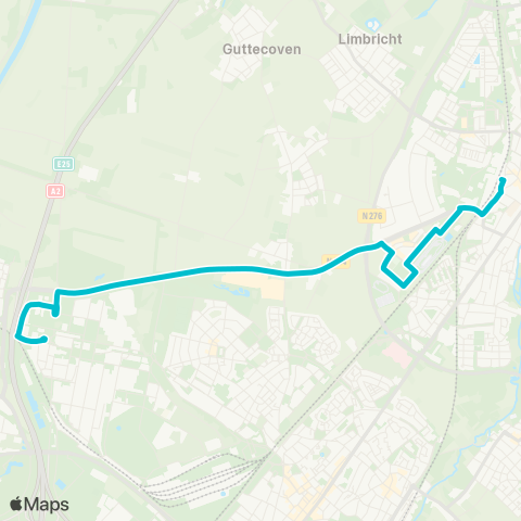 Arriva Sittard Station - Chemelot Campus map