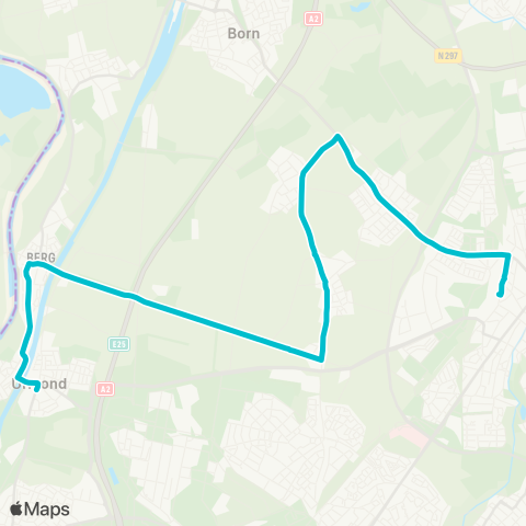 Arriva Urmond via Berg a / d Maas - Sittard map