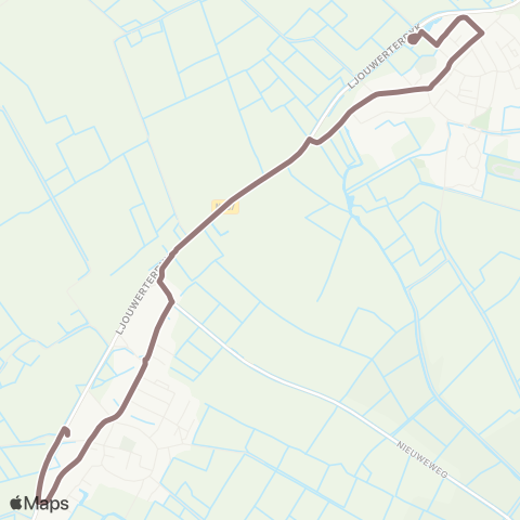 Arriva Marrum, Prov. weg - Ferwert, Prov. weg map