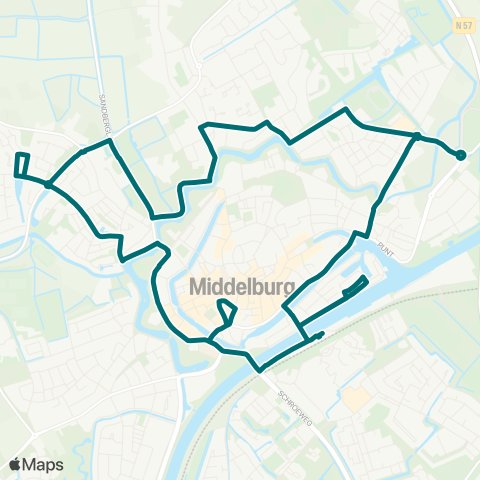 Connexxion Middelburg, Station - Station map