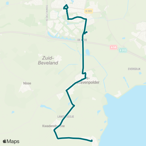 Connexxion Goes - Hoedekenskerke map