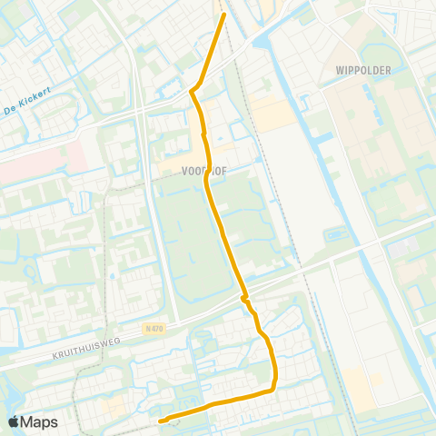 EBS Station Delft - Tanthof map