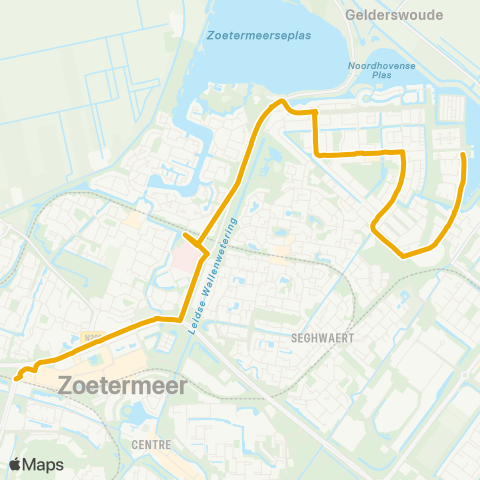 EBS Centrum West - Noordhove map