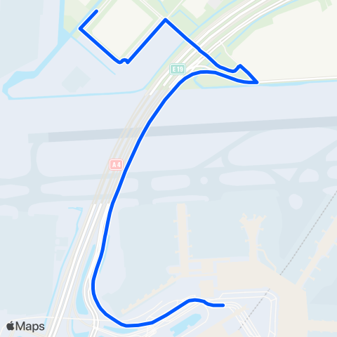 Connexxion Justitieel Complex - Schiphol Airport map