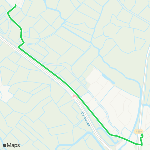 Arriva Schettens - Bolsward, Busstation Twibaksdyk map