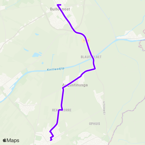 Arriva Harkema - Buitenpost, Station map