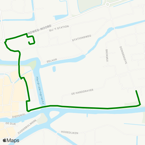 Arriva Dokkum, Dongeraheem - Dokkum, Busstation map