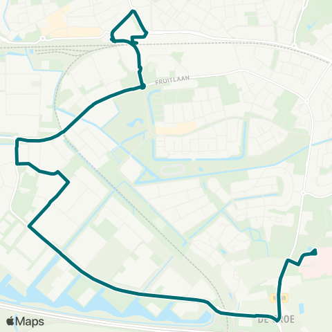 Connexxion Goes, Station - Ziekenhuis map