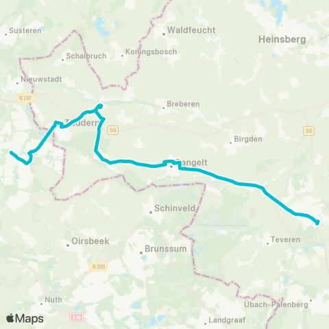 Arriva Geilenkirchen - Sittard map