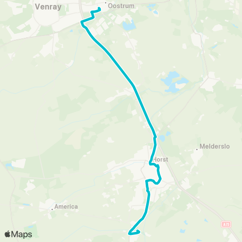 Arriva Venray Station - Horst map