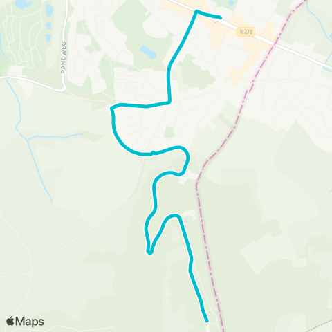 Arriva Vaals Drielandenpunt - Vaals Busstation map