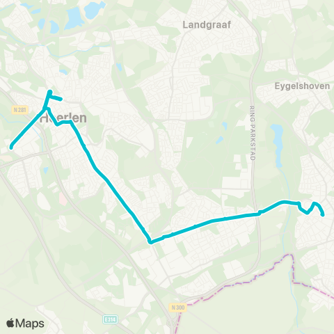 Arriva Heerlen - Kerkrade map