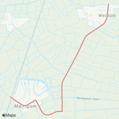 Arriva Weidum, Sânpaed - Mantgum, Station map