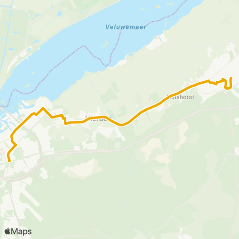 EBS Nunspeet - Harderwijk map