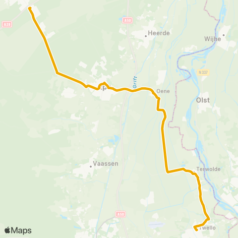 EBS 't Harde - Twello map