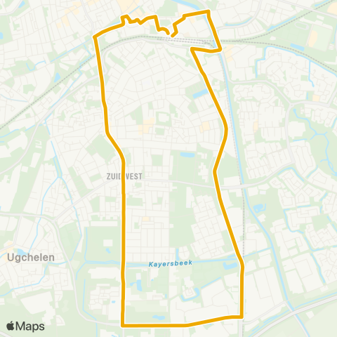 EBS Station via Malkenschoten - Station map