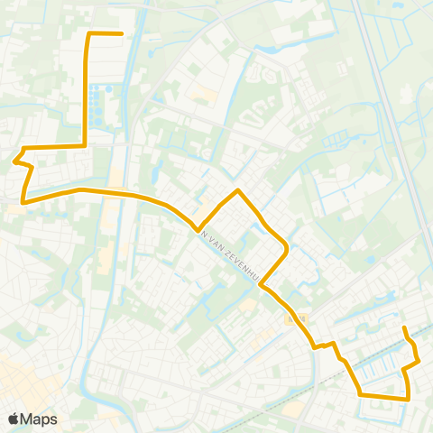 EBS Kerschoten - Stadhoudersmolen map