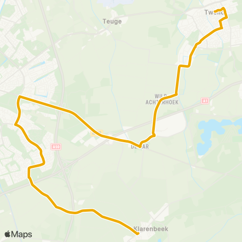 EBS Twello - Apeldoorn map