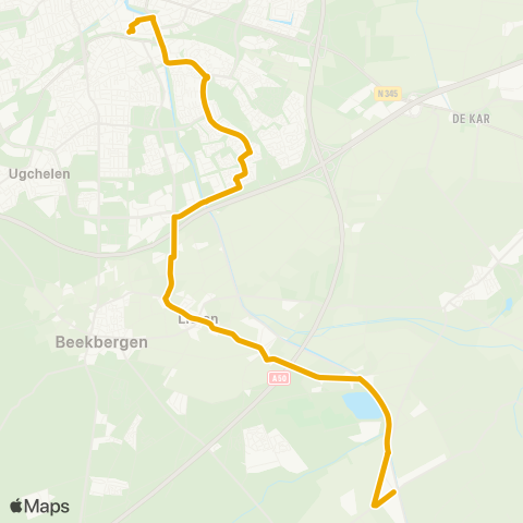 EBS Loenen - Apeldoorn map