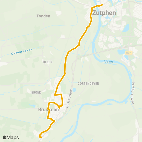 EBS Leuvenheim - Zutphen map