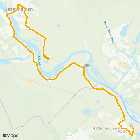 EBS Wilsum - Hattem map