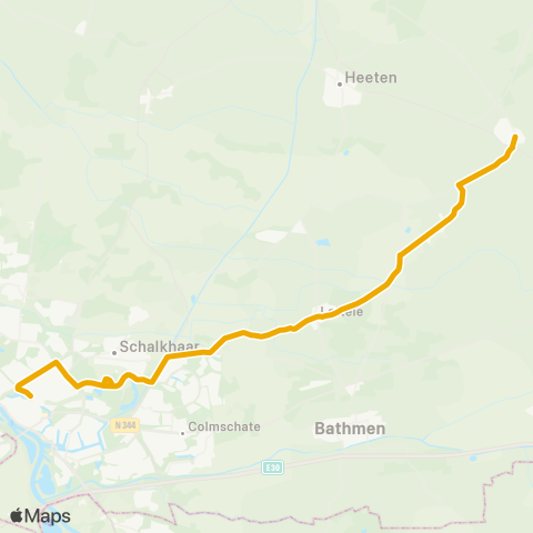 EBS Nieuw-Heeten - Deventer map