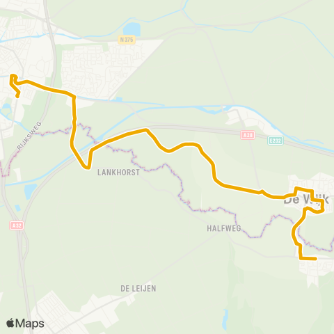 EBS IJhorst - Meppel map