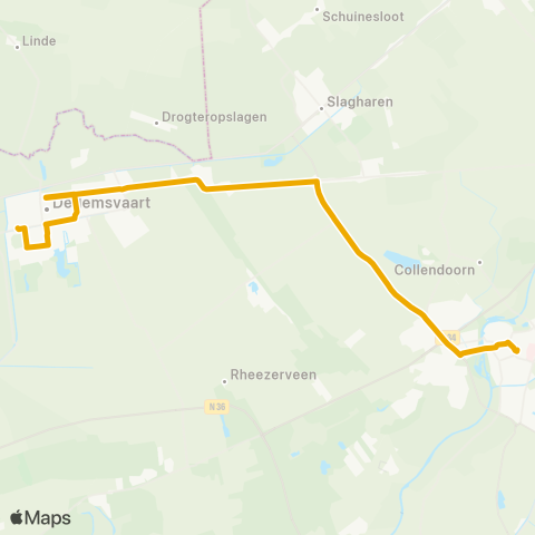 EBS Dedemsvaart - Hardenberg map