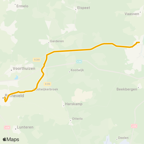 EBS Barneveld - Apeldoorn SG J. Fruytier map