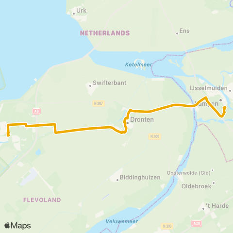 EBS Lelystad - Kampen GSG Pieter Zandt map