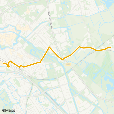 EBS Zwolle - Herfte map