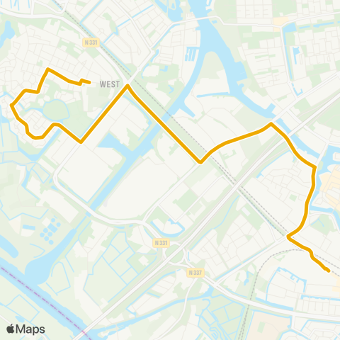 EBS Westerholte - Station map