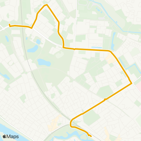 EBS Platvoet - Station map