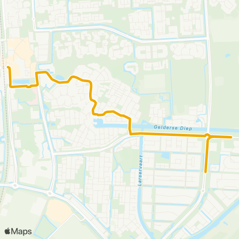 EBS Station Centrum - Duinbeek map