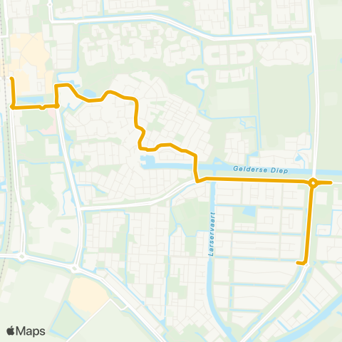 EBS Station Centrum - Duinbeek map