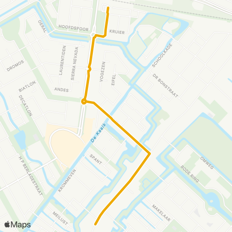 EBS Assendelft Station - Noorderveenweg map