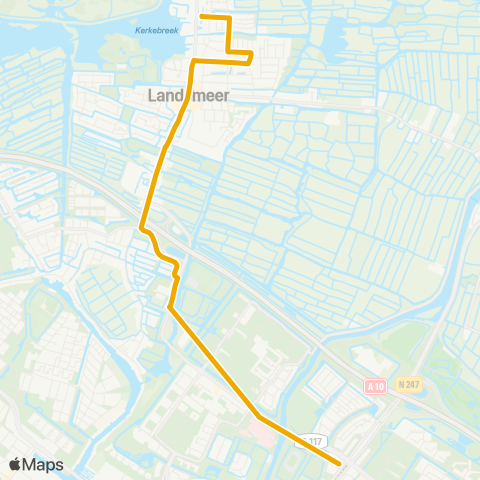 EBS Amsterdam Noord - Landsmeer map