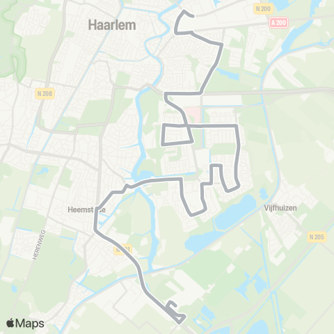Connexxion Haarlem Wim van Eststraat - Cruquius Spaarne Werkt map