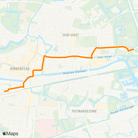 Arriva Busstation - Firda Wilaarderburen map