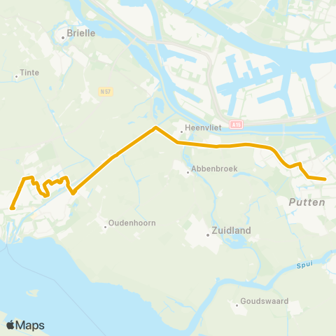 EBS Hellevoetsluis - Spijkenisse map