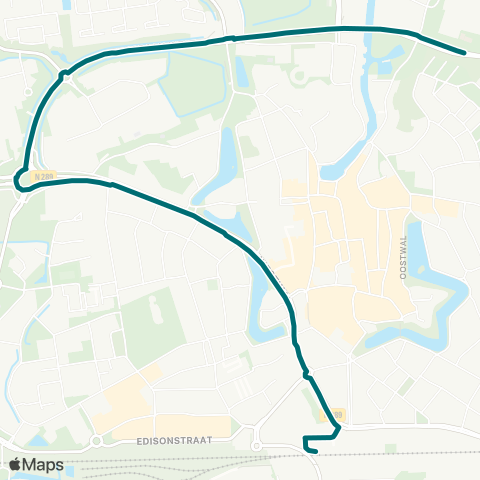 Connexxion Goes Station - Goes Omnium map