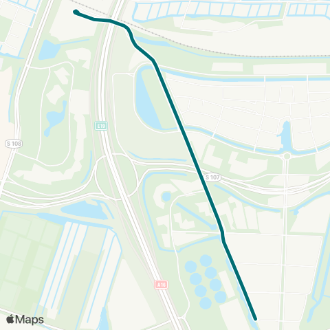 Connexxion Rotterdam Kralingse Zoom - Rivium map