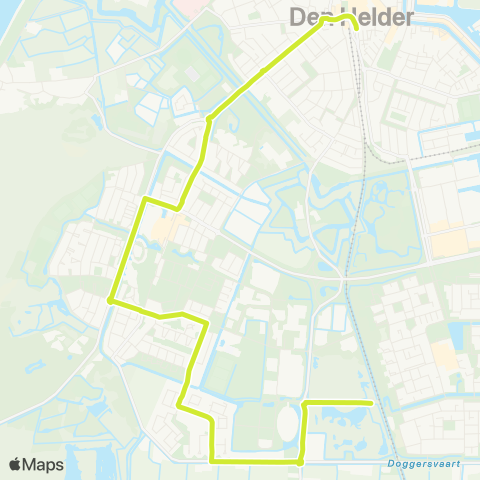 Connexxion Den Helder Station Zuid - Den Helder Station map