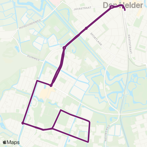 Connexxion Den Helder Station - Nieuw Den Helder - Station map