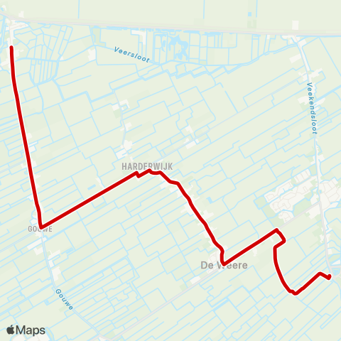 Connexxion Aartswoud Zuiderzeestraat - Abbekerk Busstation map