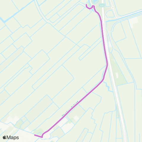 Connexxion Abbekerk Busstation - Benningbroek Molenbuurt map