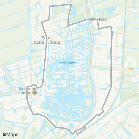 Connexxion Buurtbus Heerhugowaard - Langedijk map