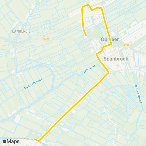 Connexxion Hoogwoud - Obdam Station map