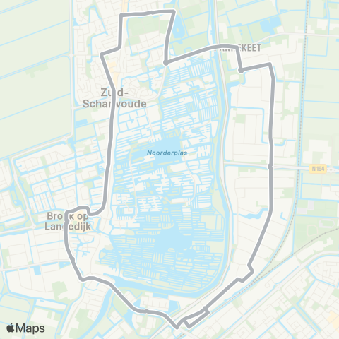 Overal Buurtbus Heerhugowaard - Langedijk map